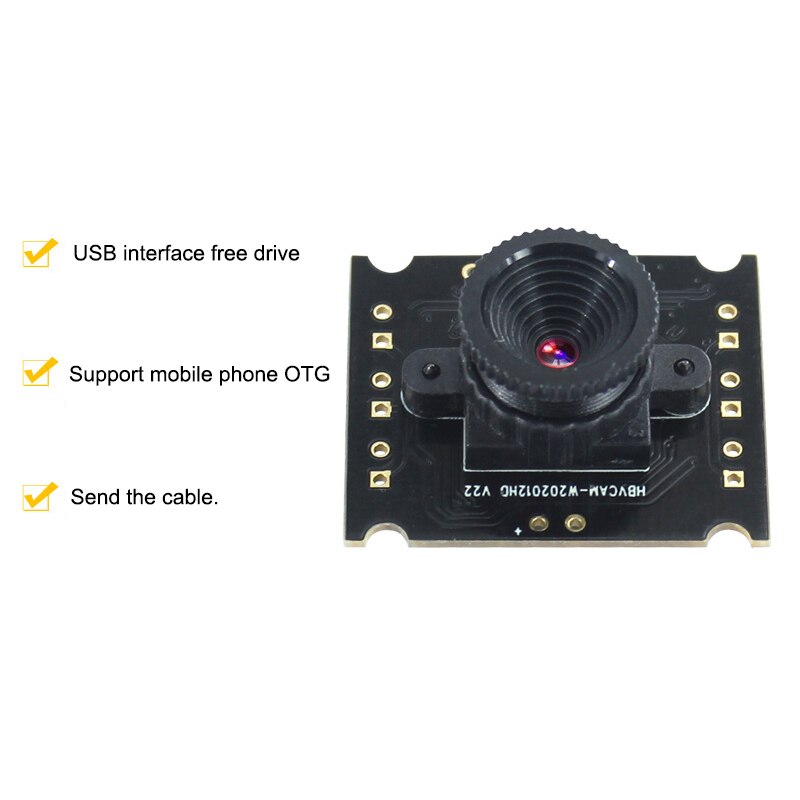 Usb kamera modul  ov9726 cmos 1mp 50 graders linse usb ip kamera modul til windows android og linux system