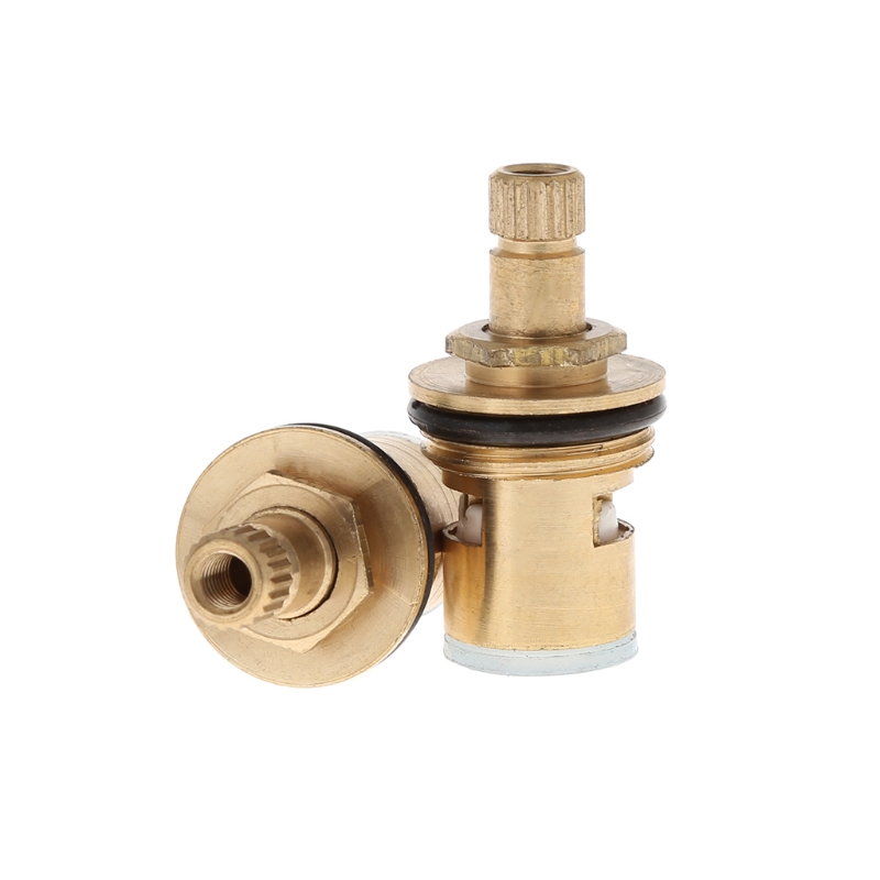 SENRISE Tap Cartridge 20 versnellingen Keramische Disc Cartridge Valve Messing Vervanging Tap Valves voor Badkamer Keuken Mixer Tap (K-Type Dubbele Schroefdraad