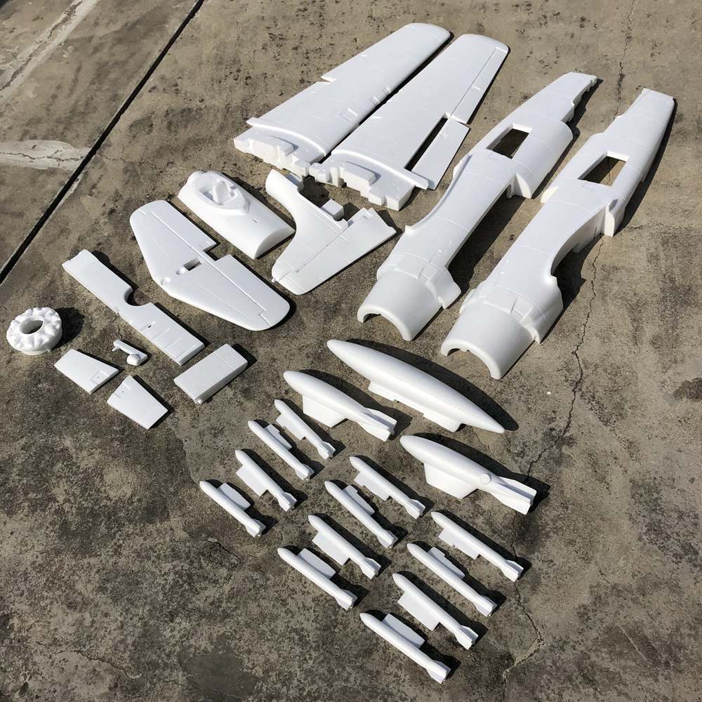 EPO white 1600mm wingspan A-1 A1 RC Airplane warbird: Default Title