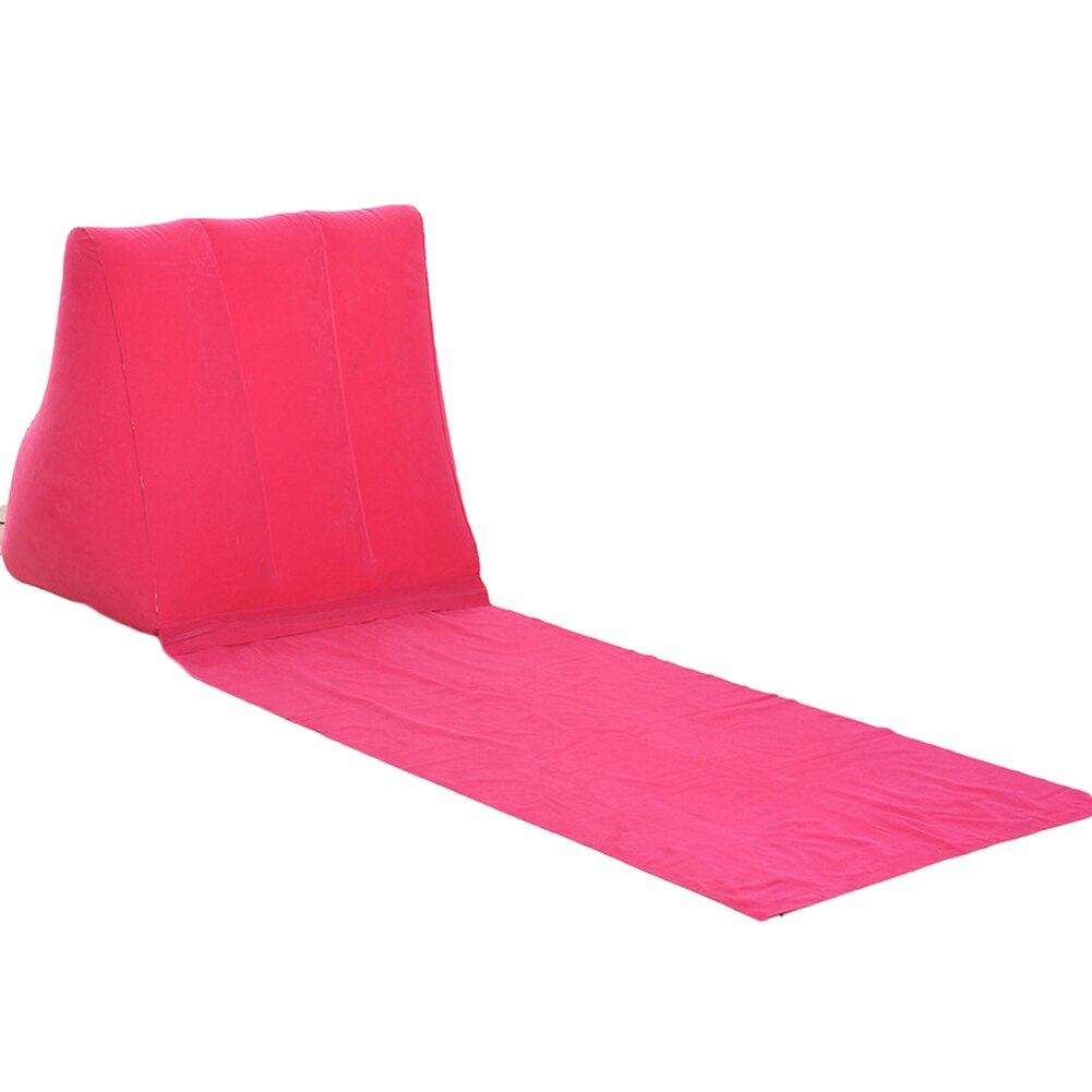 Uppblåsbar strandmatta festival camping fritid solstol tillbaka kudde kudde stol uppblåsbar soffa soffa lata sovsäckar luft säng