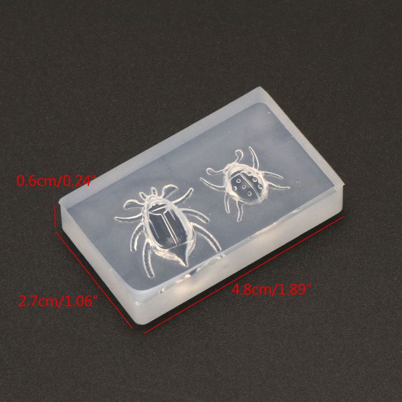 Leuke Lieveheersbeestje Kever Hanger Insect Resin Silicone Mold Sieraden Maken Gereedschap