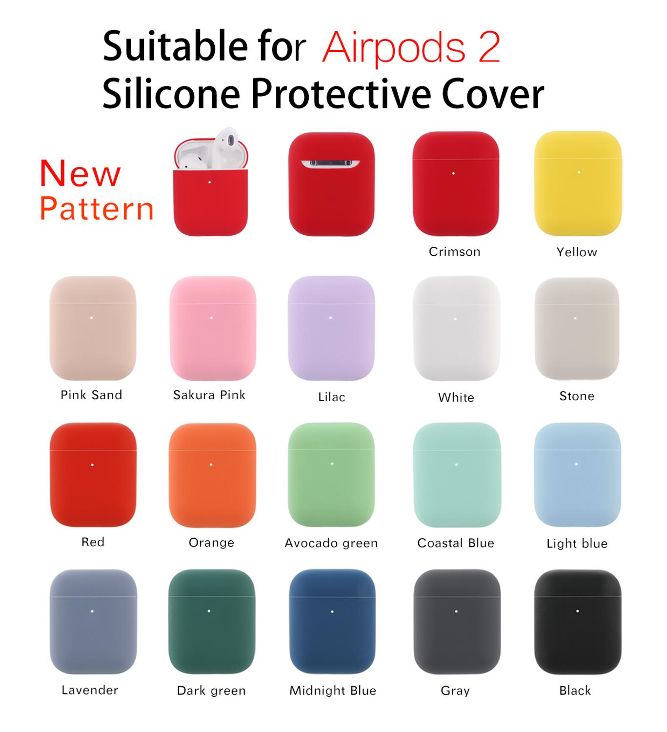 Casos de silicone macio para apple airpods 1/2 caso protetor bluetooth sem fio fone de ouvido capa para apple ar pods caixa de carregamento sacos