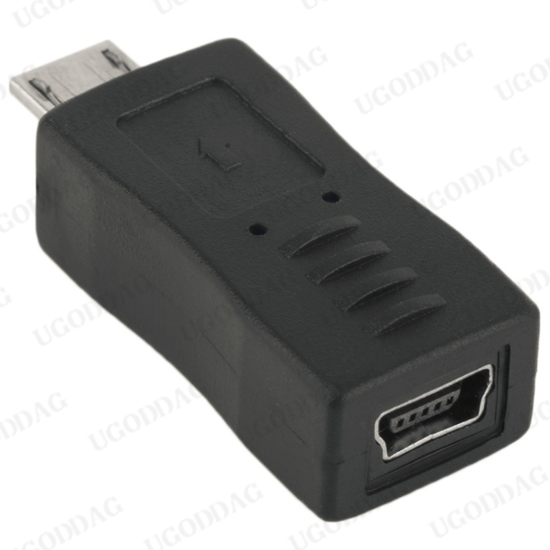 Micro USB B Male to Mini USB Female M/F Adapter Connector Converter: Default Title