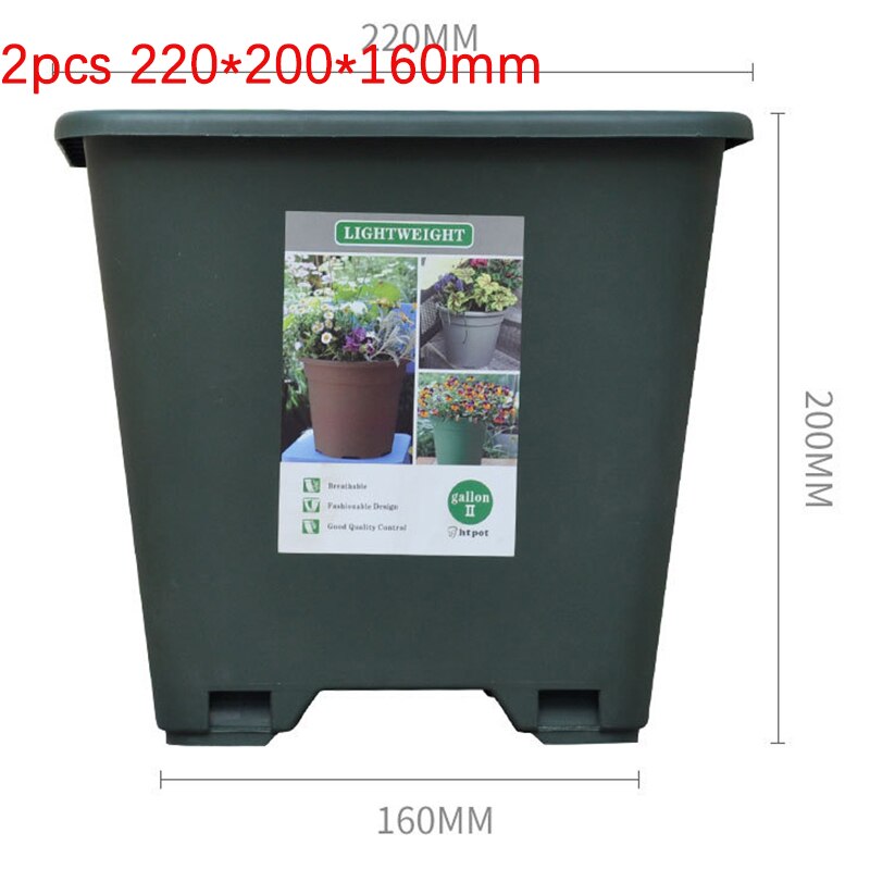 Grote Plastic Hars Rotan Planter Tuin Huis Tuin Outdoor Bloem Plant Potten Bonsai Balkon Decoratie Plant Kom Bloempot