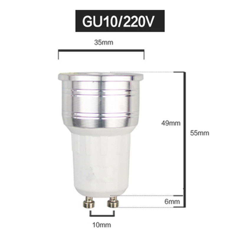 LED Spot Lamp 6 W MR11 COB 35mm Diameter 12 V 220 V GU10 MR16 Heldere Mini COB Dimbare LED Spotlight GU4.0 Base Lamp
