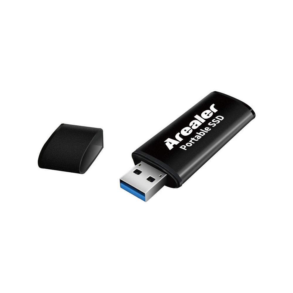 Arealer Mini Disco A Stato Solido SSD A Stato Solido USB Flash Disk A Stato Solido di Alta Velocità di Archiviazione Black64GB