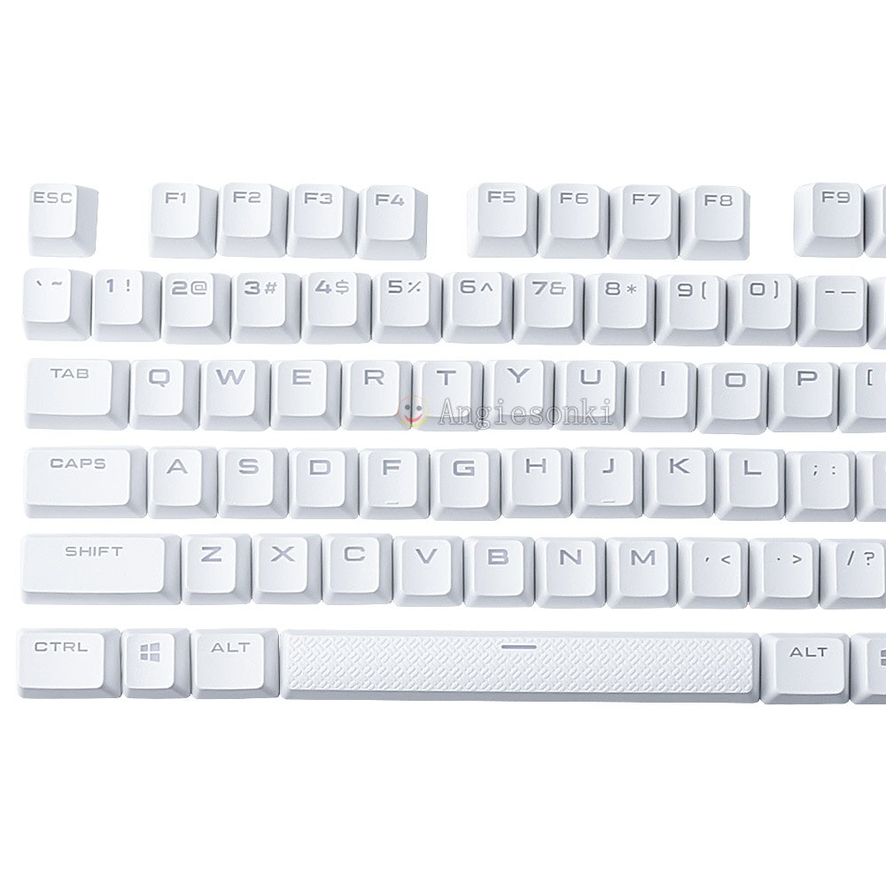 Suitable for Corsair Strafe RGB mk.2 K70 K68 K63 K65 K95 K90 keyboard keycaps, 104 full-key PTB keycaps