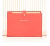 1pc 8 index eenvoudige document A4 display boek PP bestand uitbreiden portemonnee map papier classificatie orgel pakket Filing Producten: Rood