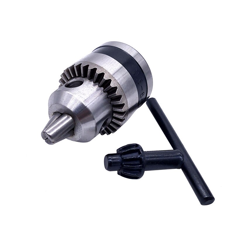 1pcs 0.6-6mm B10 3/8 24UNF Thread Drill Chuck Conversion Drill Chuck Wrench Into Electric Drill Keyless 3 Jaw Chuck