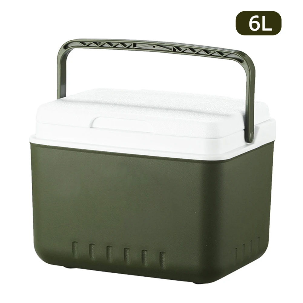 6L Car Mini Fridge Portable Insulated Cooler Household Dual-Use Multipurpose for Home Camping Traveling