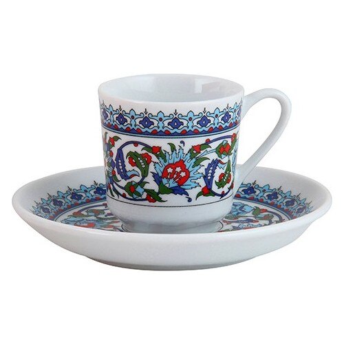 Turkiskt kaffe topkapı grand bazaar koppset espresso team expresso traditionella turkiska motiv kaffe gratis inredning türk kahve seti: Default Title