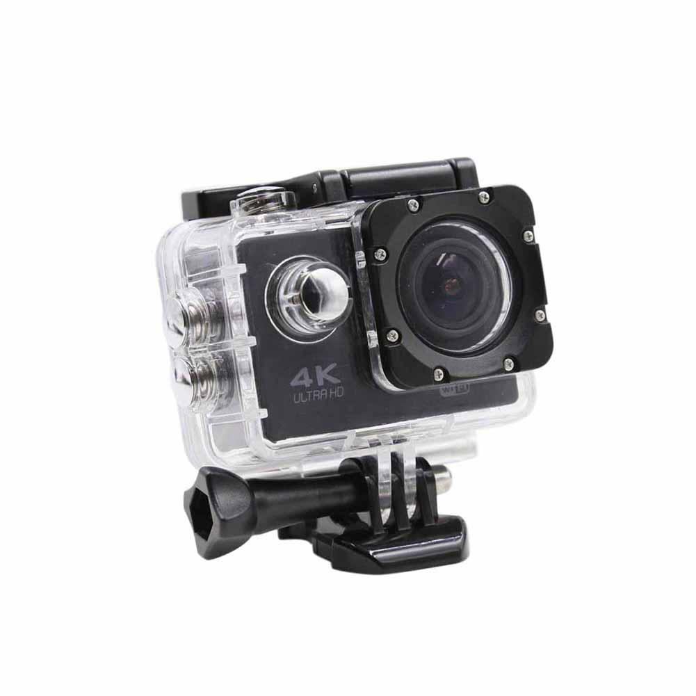 ultra  hd 4k 1080p wifi 16 megas sport handling kamera vanntett dvr videokamera vanntett videoopptakskamera sport kam: Svart