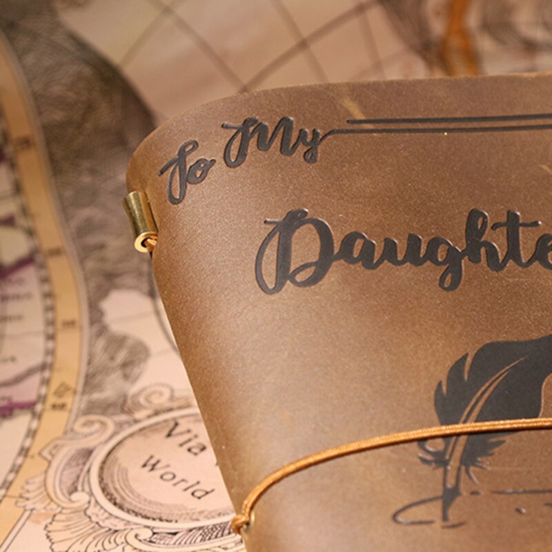 Retro PU Leather Notebook Diary Notepad Note Book Stationery Traveler Journals JS22