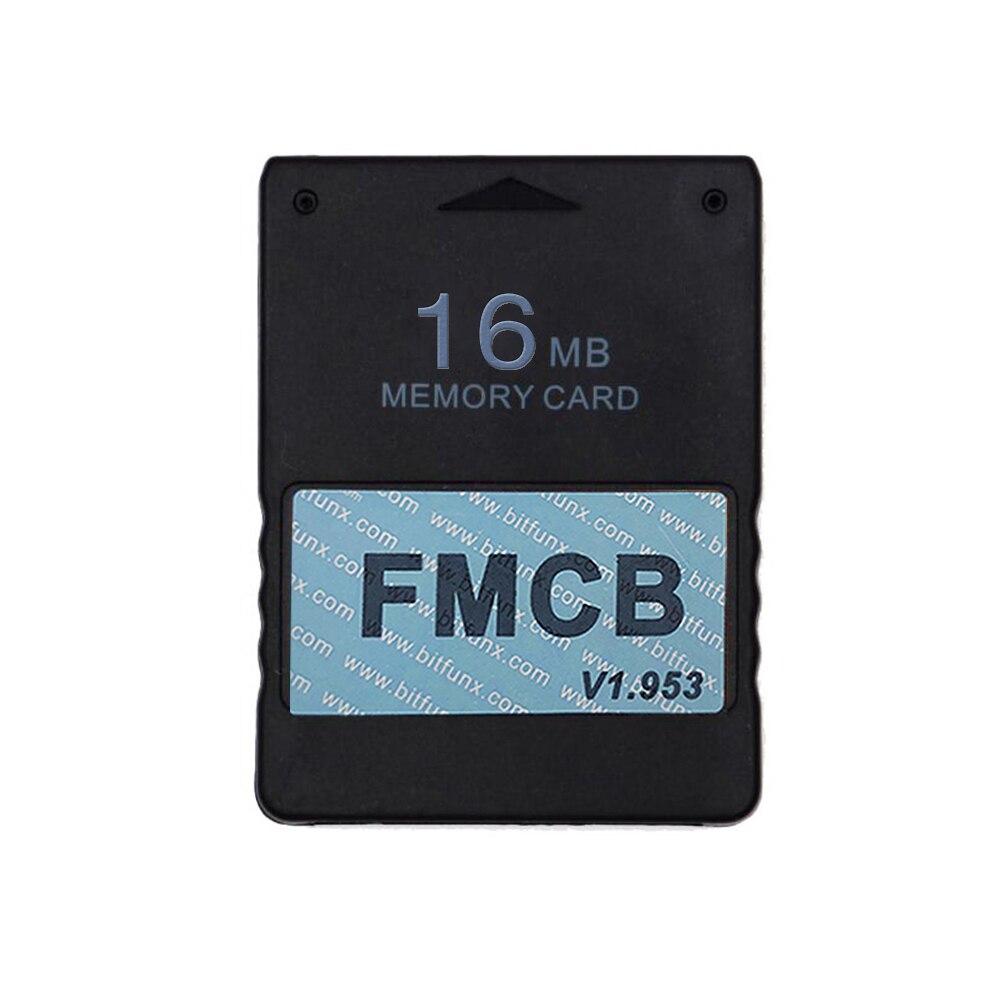RetroScaler Colorful v1.953 FMCB Free McBoot Card for PS2 Playstation2 16MB Memory Card OPL MC Boot: 16MB Black