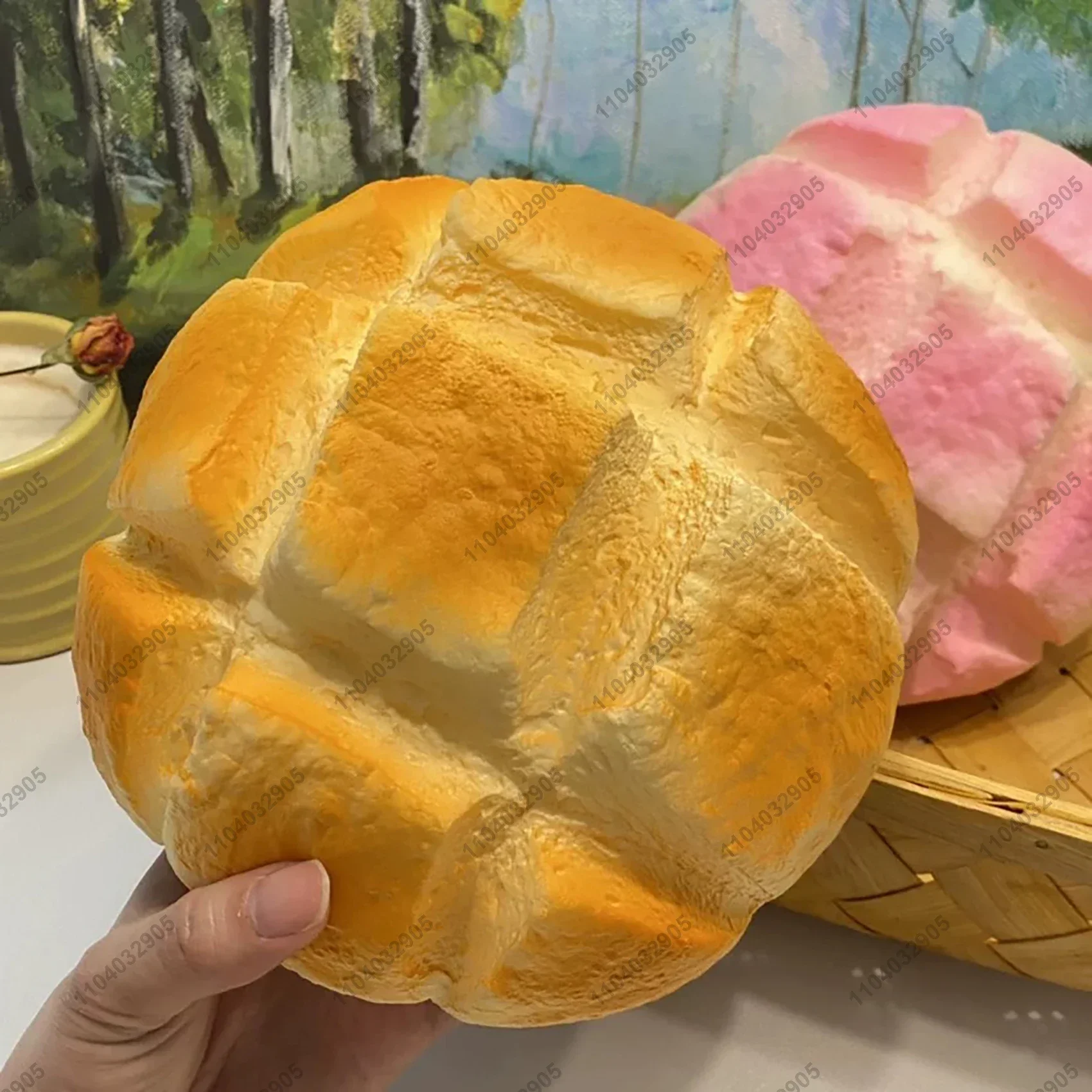 Brood Cake Toast Squishy Langzaam Stijgende Bakkerij Collectie Squishy Langzaam Rebound Squeeze Speelgoed Anti Stress Release Hand Relax Speelgoed: plum