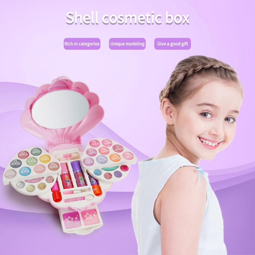Kids Girls Make Up Set Cosmetic Kit Pretend Play Girl
