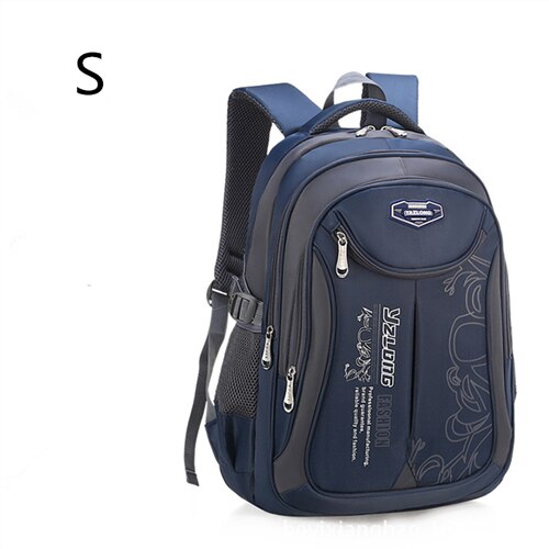Kids Orthopedische Rugzak Primaire Schooltassen Voor Studenten Jongens Meisjes Rugzakken Waterdichte Schooltassen Boekentas Mochila Infantil: S deep blue