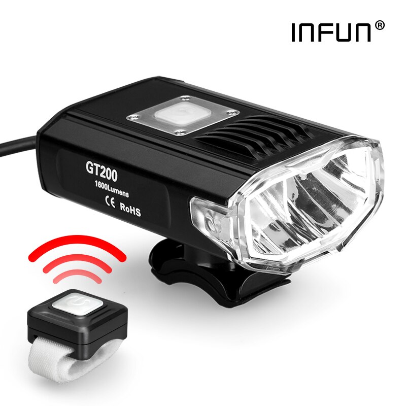 INFUN GT200 vélo avant phare vélo vélo Rechargeable lampe de poche