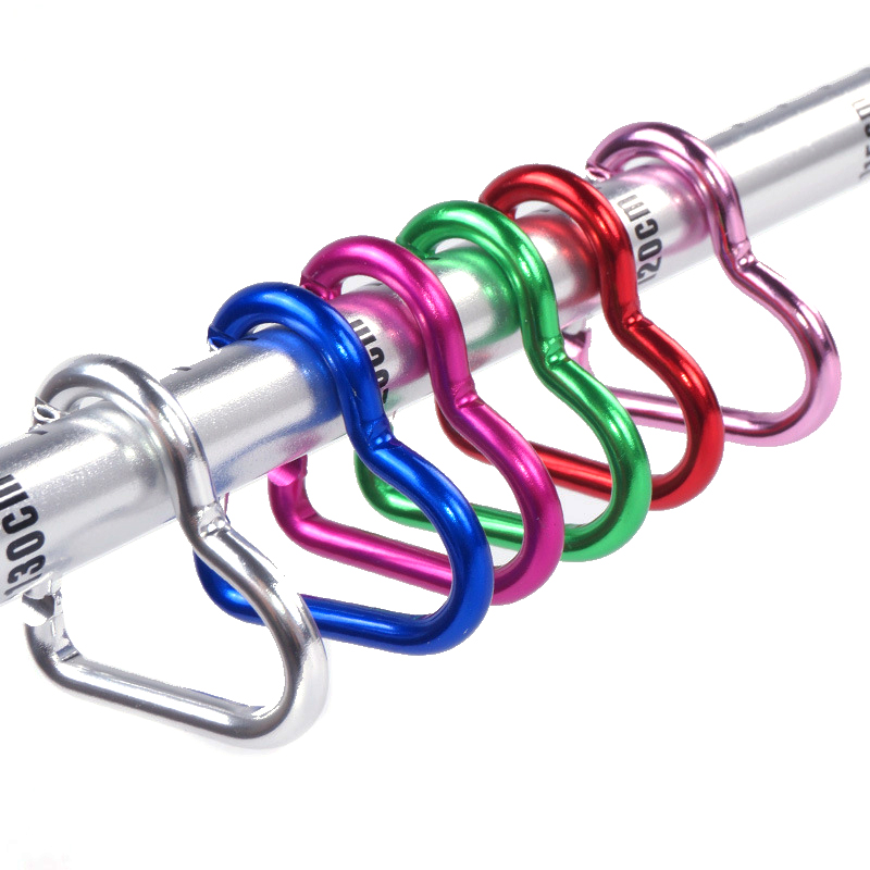 1/2/5pcs Sleutelhanger Mini Karabijnhaak Aluminium Gesp Lente Karabijnhaak Karabijnhaak Clip Sleutelhangers Outdoor Camping accessoires