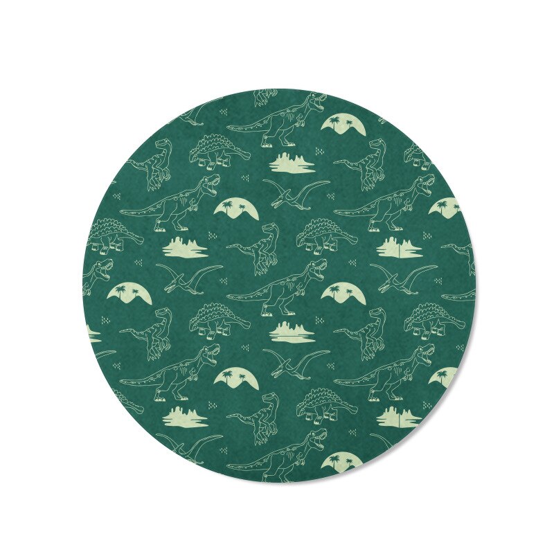 Diy Geometrische Modellering Muismat Ronde Antislip Waterdichte Computer Bureau Mat Laptop Muismat