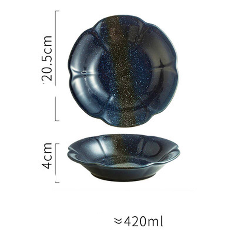 Creatieve Keramische Magnolia Plaat Japanse Stijl Minimalistische Restaurant Plaat Diepe Schotel Plaat Koude Schotel Plaat Pickle Plaat Dessert: B