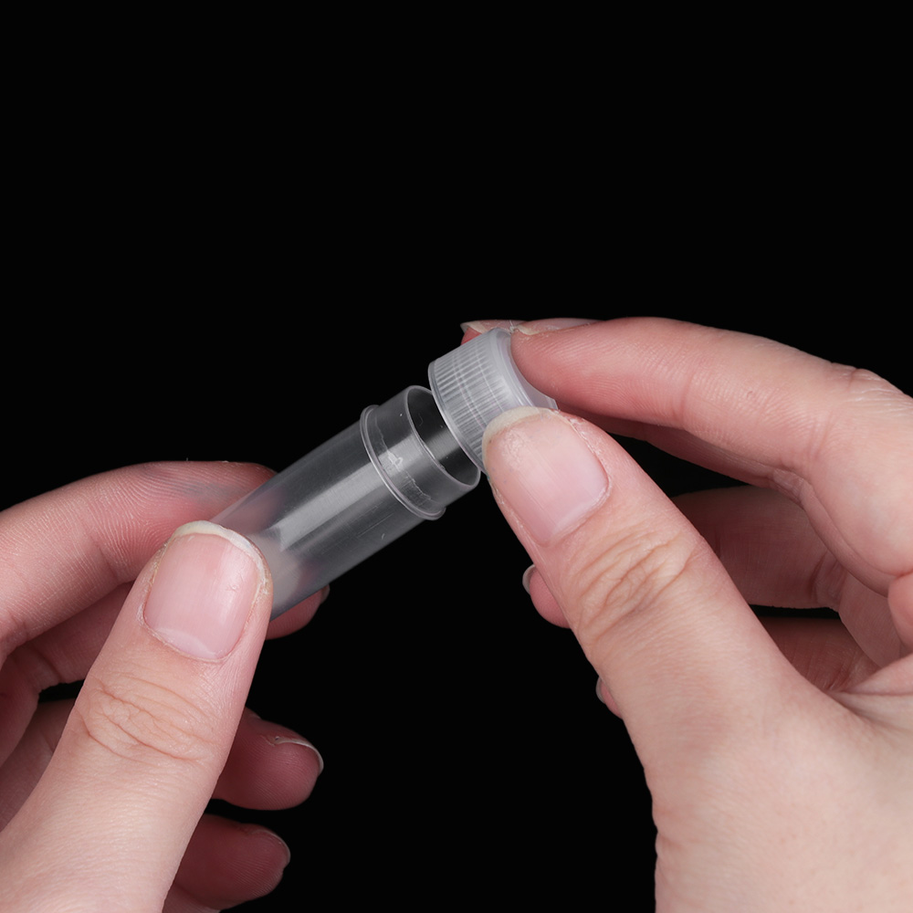 10/20PCS 5ml Plastic Sample Mini Small Vial Bottle Test Tube Lab Storage Containers translucent Sample Bottle Container