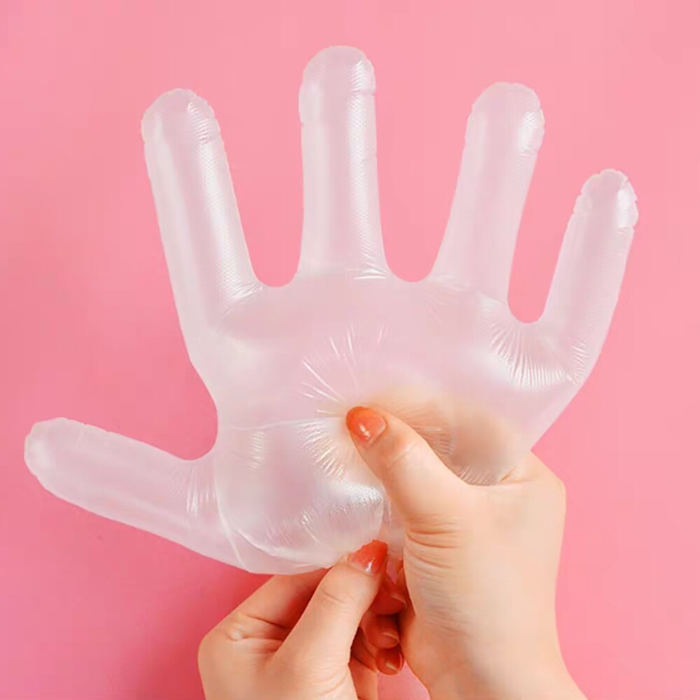 100 Stks/set Voedsel Plastic Handschoenen Wegwerphandschoenen Voor Restaurant Keuken Bbq Milieuvriendelijke Voedsel Handschoenen Fruit Groente Handschoenen