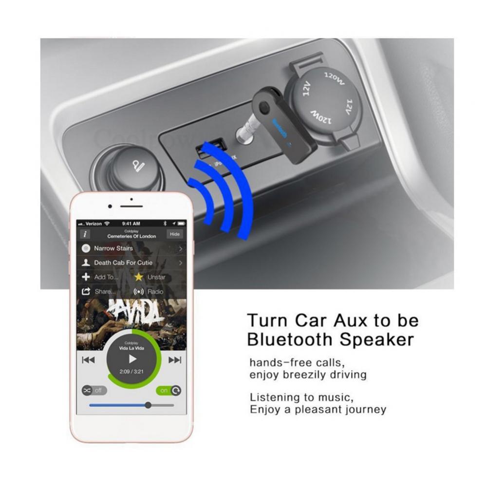 AUX Wireless Bluetooth Speaker Receiver Transmitter Audio Adapter for Home Car