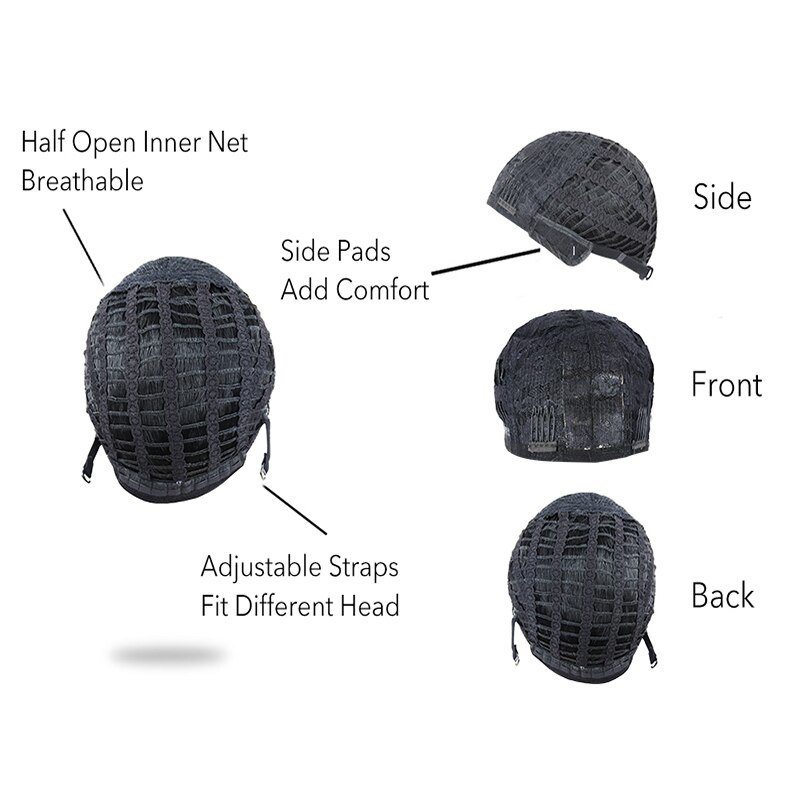 Peluca AZQUEEN largo ondulado para mujer, pelucas de pelo Natural con parte lateral, pelucas sintéticas Ombre de platino/Rubio/pelucas negras resistentes al calor para mujer