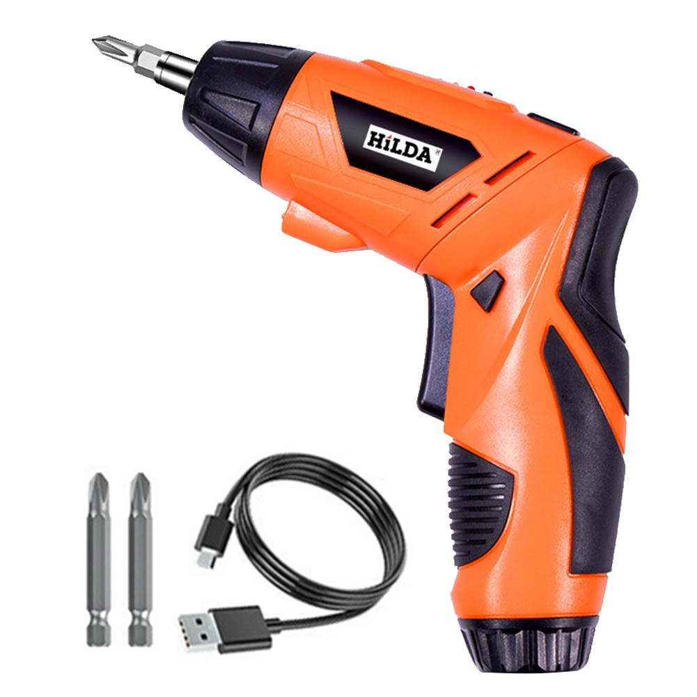 4.2V Electric Screwdriver Multi-functional Cordless Rechargeable Power Drill Kit Screw Installation Wood Drilling Machine: Default Title