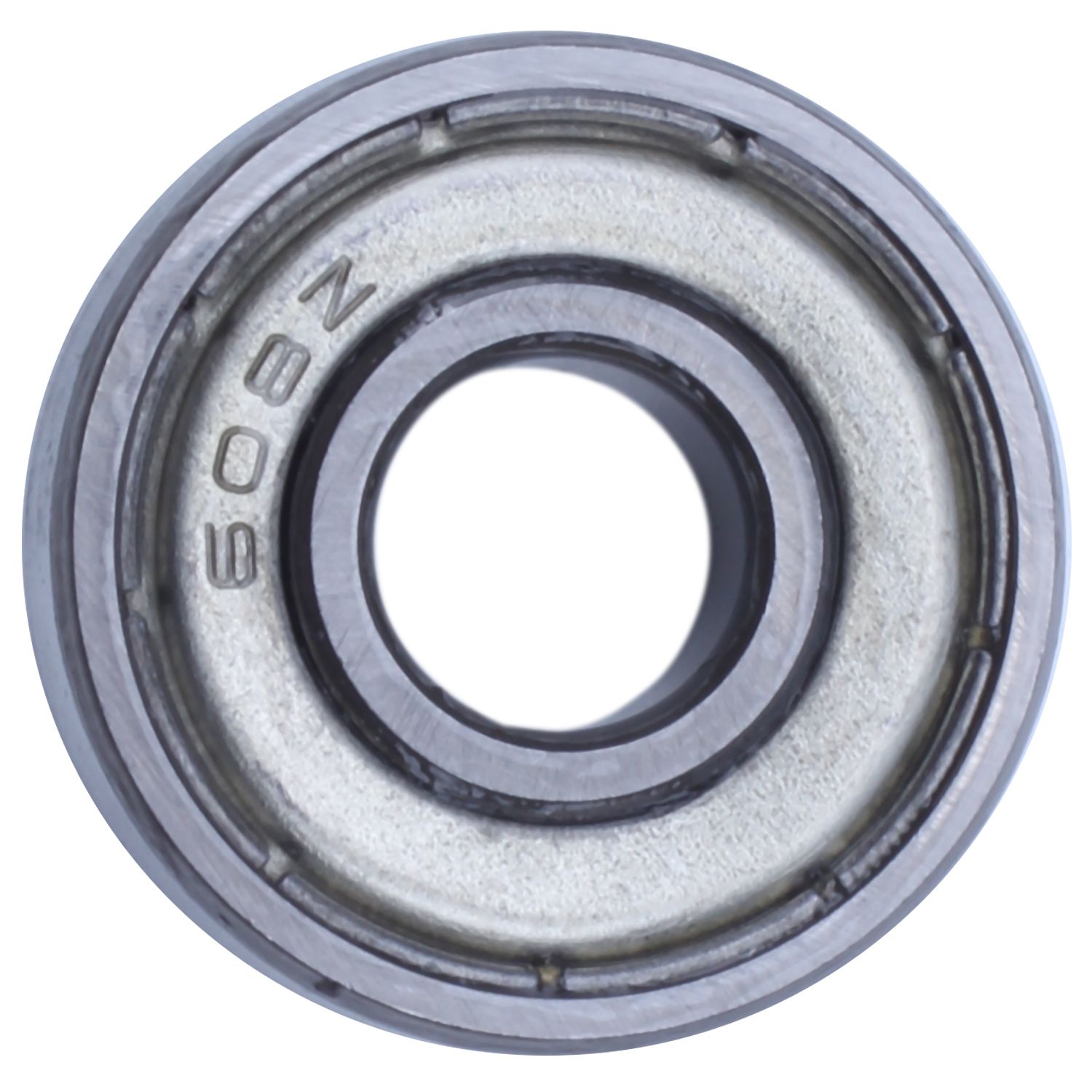 10 st kulrullar skateboard bladlager hjul silver 608zz