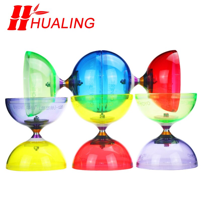 Chineseyoyo lager diabolo jonglering leksaker diabolo set packning 6 färger att välja med string bag