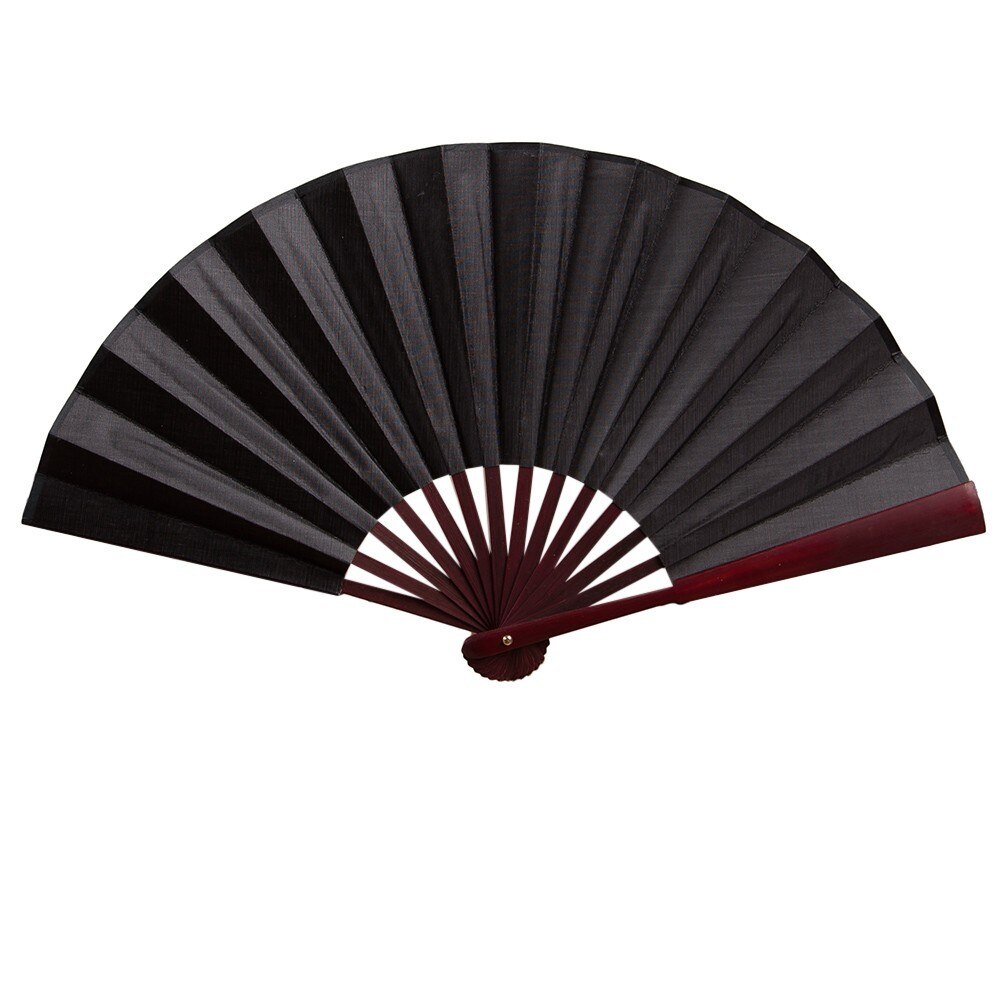 Hand Fan Effen Kleur Hand Held Chinese Kant Zijde Vouwen Fanwhite Zwart Rood Unisex Voor Bruiloft Dansen Fan # a726y35