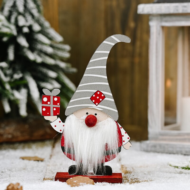 neue Weihnachten Holz Dekoration Anhänger Elch Weihnachten Baum Ornament Neue Jahr Weihnachten für Kinder: Style 13