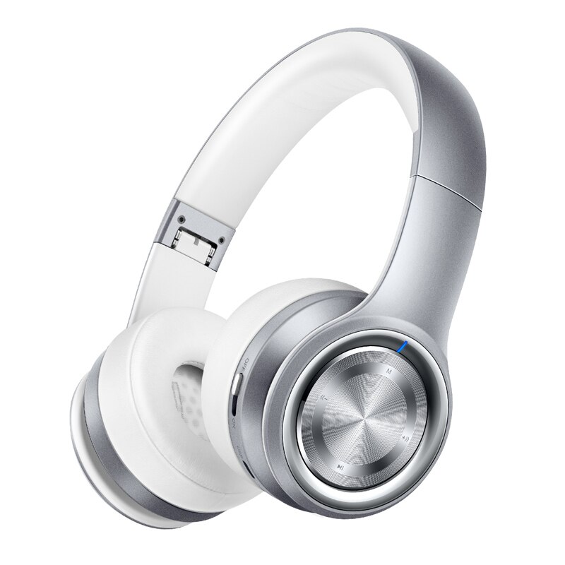P26 trådløse hodetelefoner bluetooth hodetelefoner for mobiltelefon ios android hodetelefoner med mikrofonstøtte tf kort  mp3 spiller for pc tv: Grå