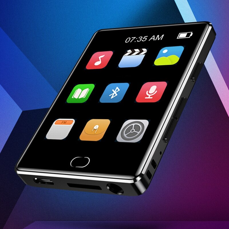 Ig-musik-player 2.5 zoll  mp4 full sn bluetooth musik-player zinklegierung externe verlustfreie  mp4 mit presse sn-funktion