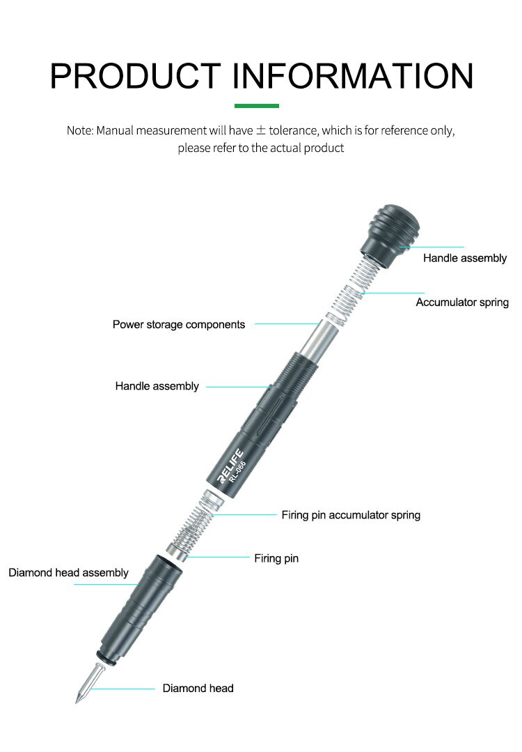 Mobile Phone Back Glass Cover Repair Parts Break Crack Demolishing Pen For iPhone 11 Camera Lens Refurbish