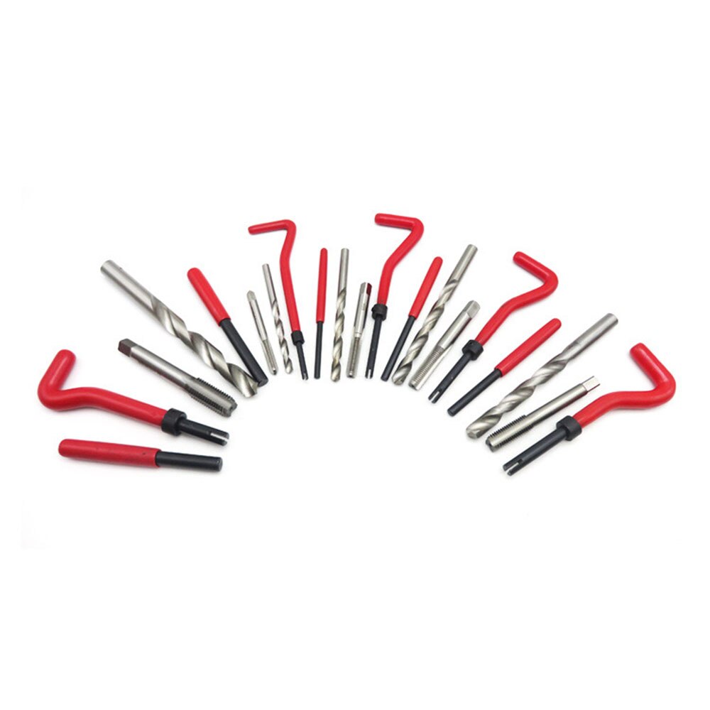 131 Pcs Engine Block Restoring Damaged Thread Repair Tool Kit M5 M6 M8 M10 M12