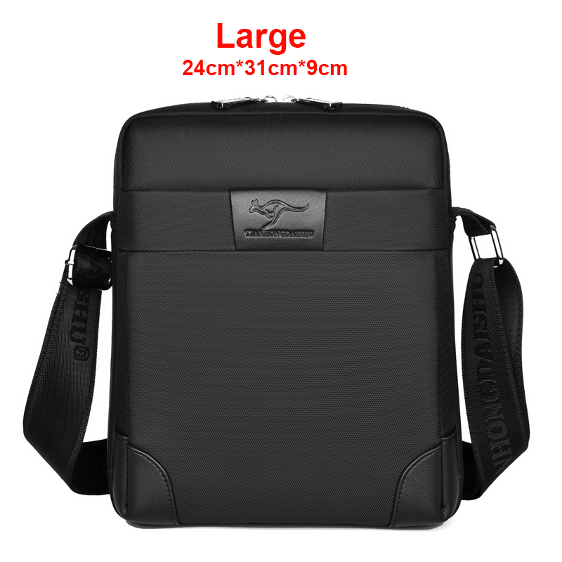 Sommar känguru lyxmärke herr crossbody-väskor oxford vintage messenger-väska manlig liten axelväska för män affärshandväska: Brun