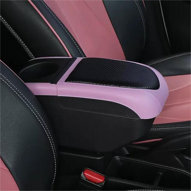 Boîte d'accoudoir pour Ford Focus 2 Mk2, bras, coude, console d'assistance centrale, étui de rangement avec porte-gobelet, port USB: GRIS