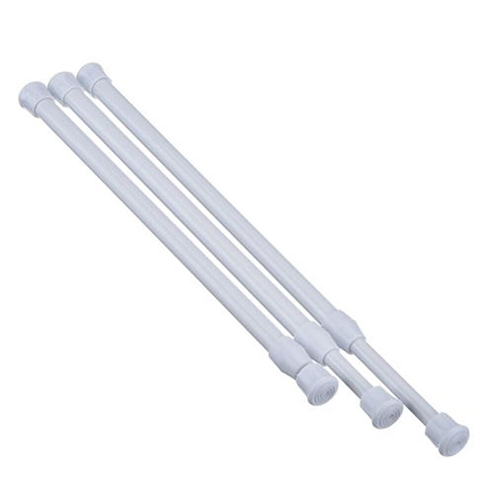 Curtain Rail Pole Rod Telescopic Tension High Carbon Steel Extendable For Bathroom MU8669
