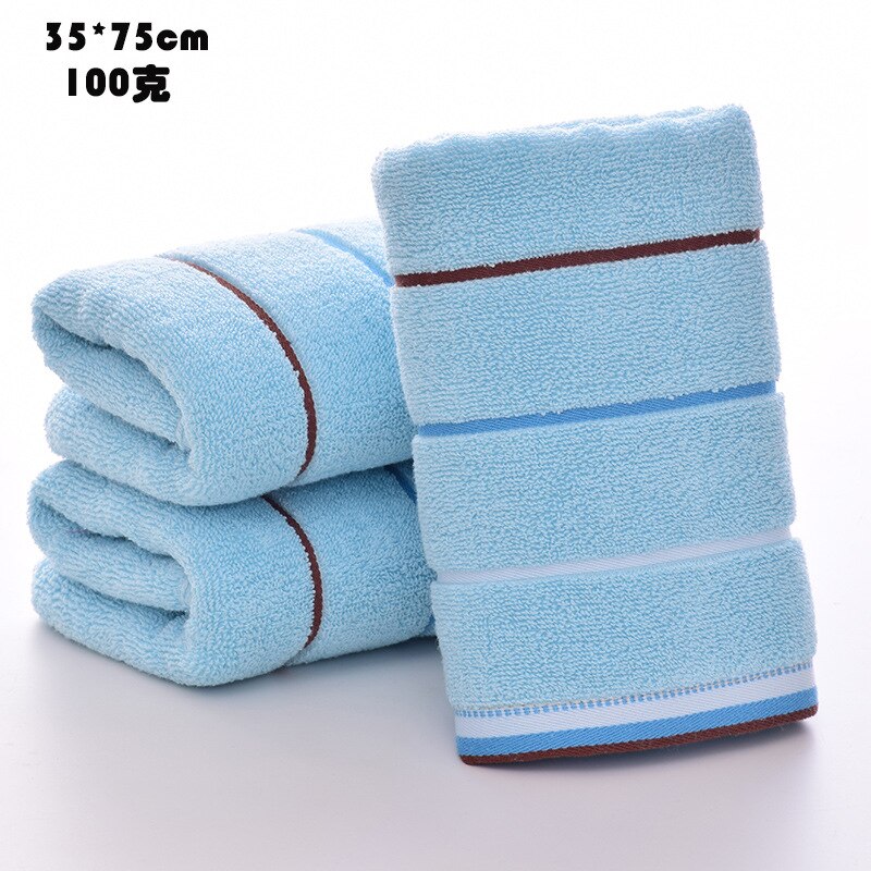 35*75cm Face Towel Adult Soft Terry Absorbent Quick Drying Body Hand Hair Bath Towels Washbasin Facecloth Bathroom Towels: Colour4    1pcs / 35x75cm