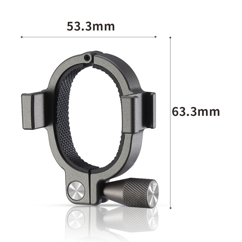 Uurig Voor Dji Osmo Mobiele 3 Microfoon Mount Led Light Ring Adapter Houder Voor Osmo Mobiele 3 Accessoires