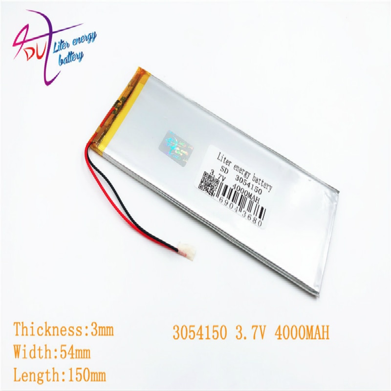 Beste batterij 1PCS lithium-polymeer batterijen 0354150 3054150 3.7V 3055150 4000 mah tablet MID ingebouwde