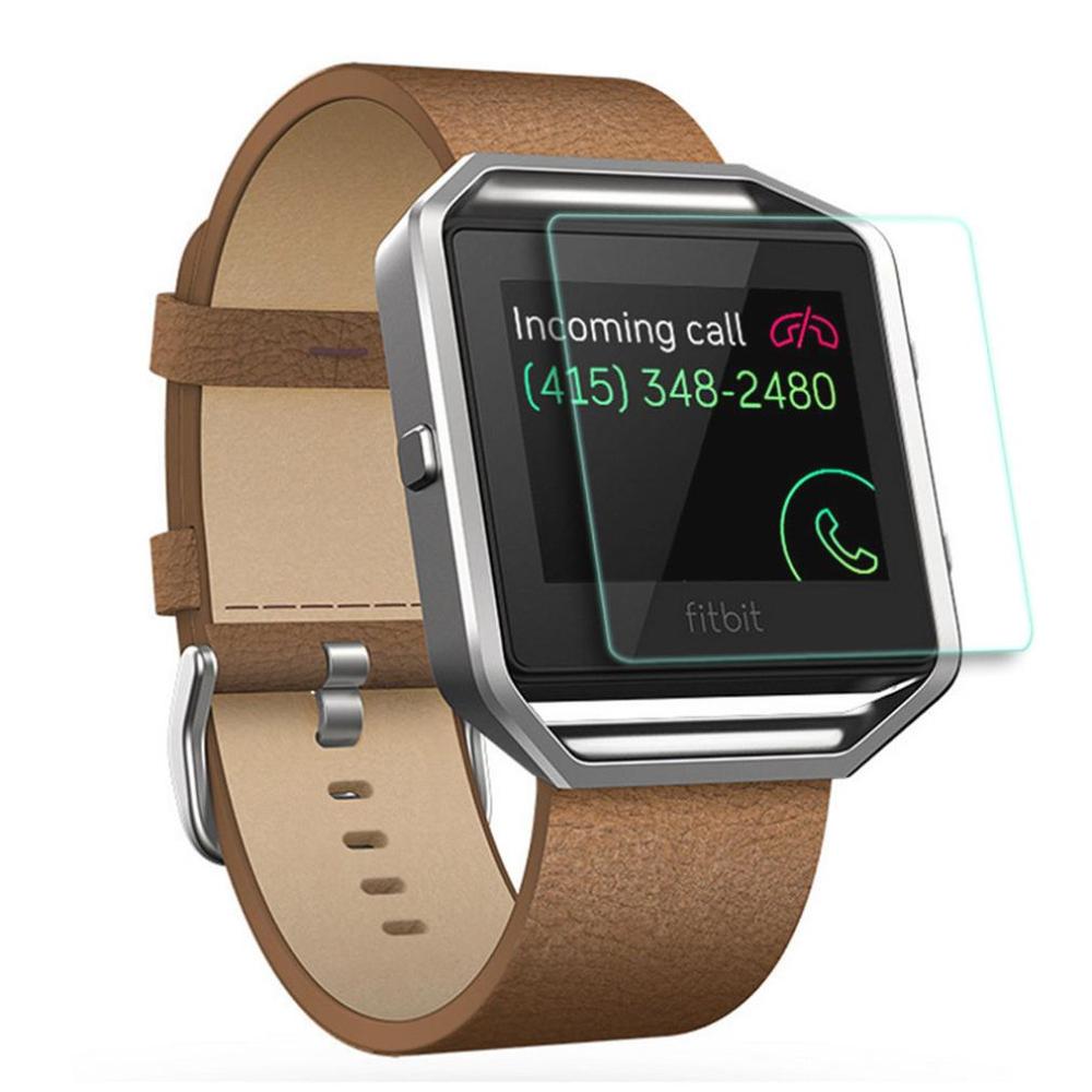 3 stk /5 stk hd klart herdet glass beskyttelsesfilmbeskyttelse for fitbit blaze sporting smart watch herdet skjermbeskytter