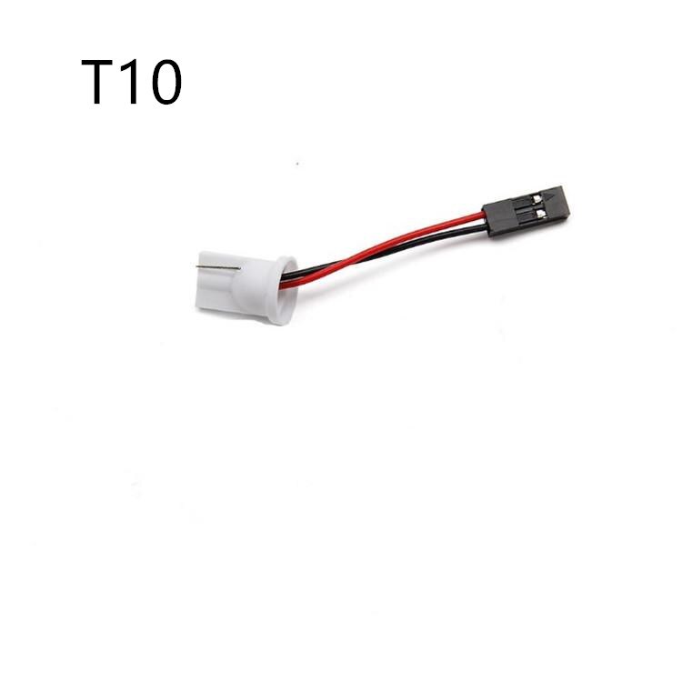 T10 Luz LED 3W 12V Panel súper brillante coche con luces Interior lámpara bombilla para cúpula luz blanca lámpara de señal coche con luces Accesorios: T10 head