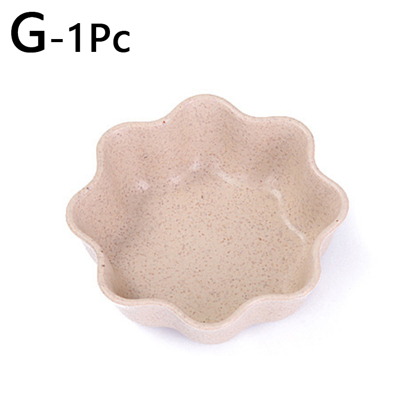 Simple Modern Plastic Kitchen Dip Sauce Dim Sum Plate Seasoning Plate Round Pickle Dish Cutlery Dip Sauce Dim Sum Plate: G