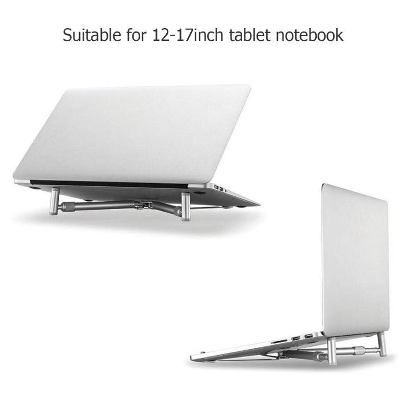 Yleiskäyttöinen alumiiniseos kannettavan tietokoneen teline teline jäähdytysteline telakka pc pad kannettava pöytä tablettituki macbookin pidikkeelle