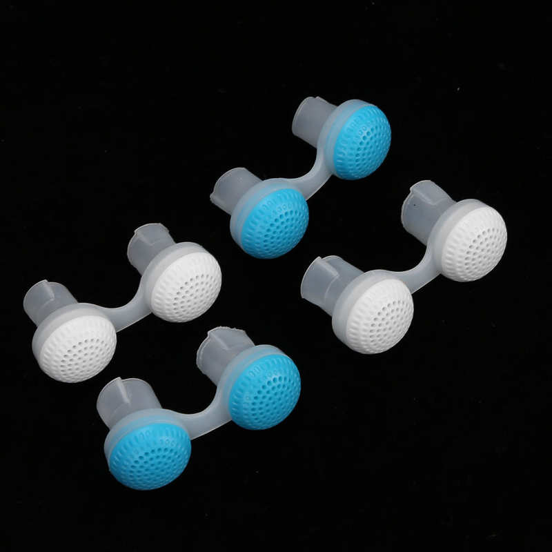 Oído limpio herramienta de limpieza de orejas dormir respiraderos para la nariz anulador de ronquidos Anti‑Snoring nariz macho Anti ronquido (azul + blanco)