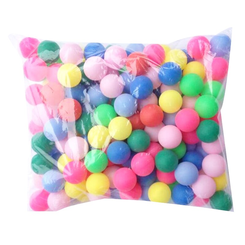 150 Balles De Ping-pong Colorées 40 Mm - En Plastique, Pour Jeu, Décoration Ou Bière-pong